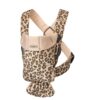 BabyBjorn - Marsupiu anatomic Mini, cu multiple pozitii de purtare, Beige/Leopard, Bumbac, Editie Limitata - imagine 5