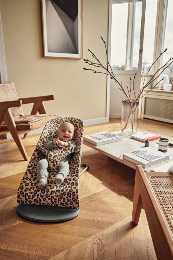 BabyBjorn - Balansoar Bliss Beige/Leopard, Bumbac - Editie Limitata - imagine 4
