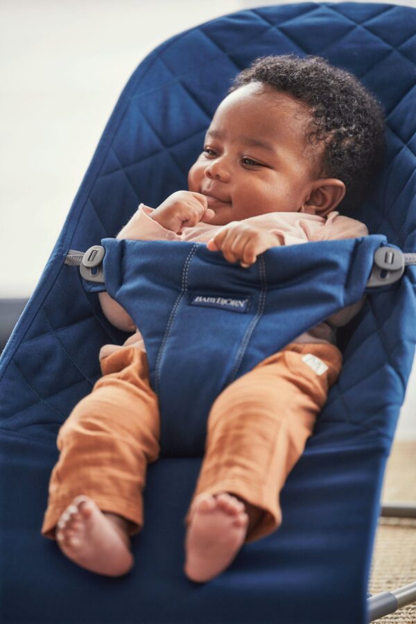 BabyBjorn - Balansoar Bliss Midnight Blue, Bumbac - imagine 3