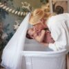 BabyBjorn - Baldachin pentru patut pliabil co-sleeper, Alb - imagine 5