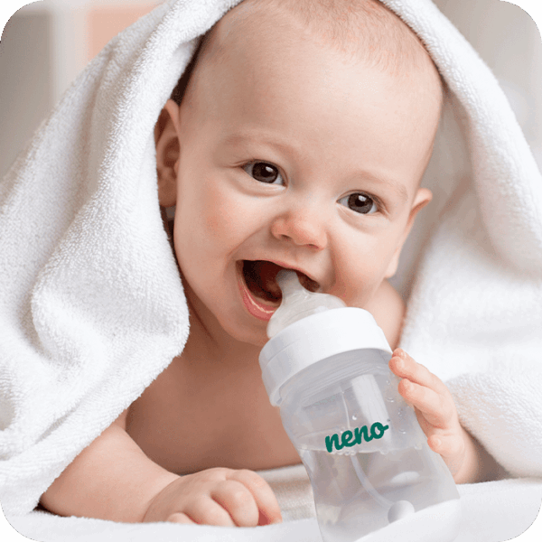 Neno – Biberon cu tetina silicon 240 ml - imagine 3