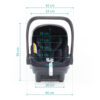 ZOPA - Scoica auto i-size X1 Plus Bordo Red, nastere - 80 cm - imagine 5