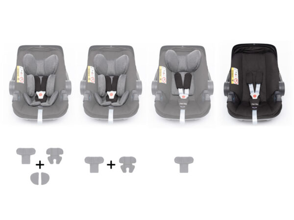 ZOPA - Scoica auto i-size X1 Plus Rocky Grey, nastere - 80 cm - imagine 5
