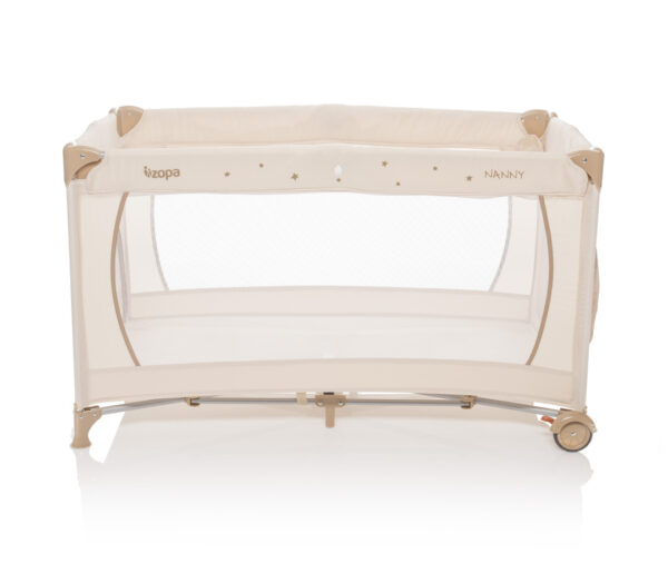 ZOPA - Patut pliant 2 nivele Nanny Animal Beige - imagine 4