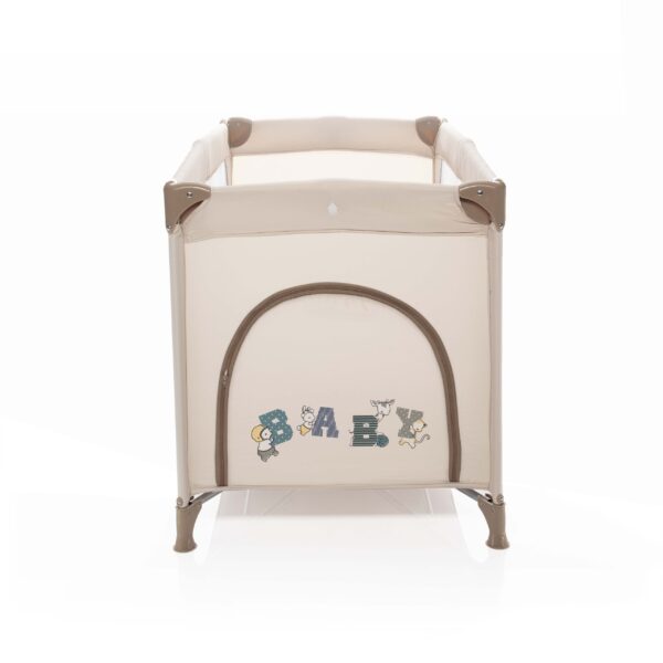 ZOPA - Patut pliant 1 nivel Caravan Baby Beige - imagine 4