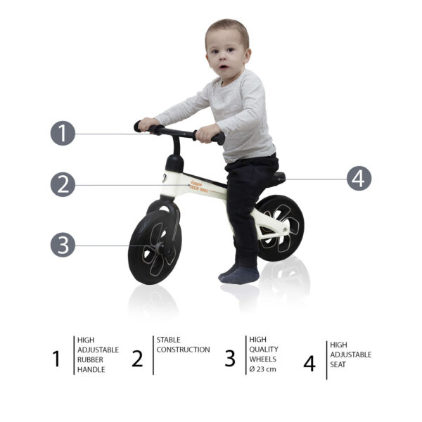 ZOPA - Bicicleta Tech Bike White - imagine 4
