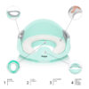 ZOPA - Reductor anatomic pentru toaleta, colac inclus Coach Ice Green - imagine 5