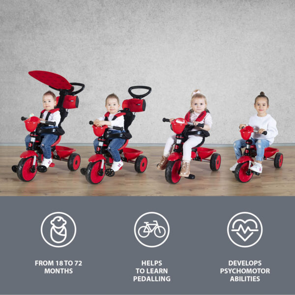 ZOPA - Tricicleta reglabila ZooGo Ladybug - imagine 5
