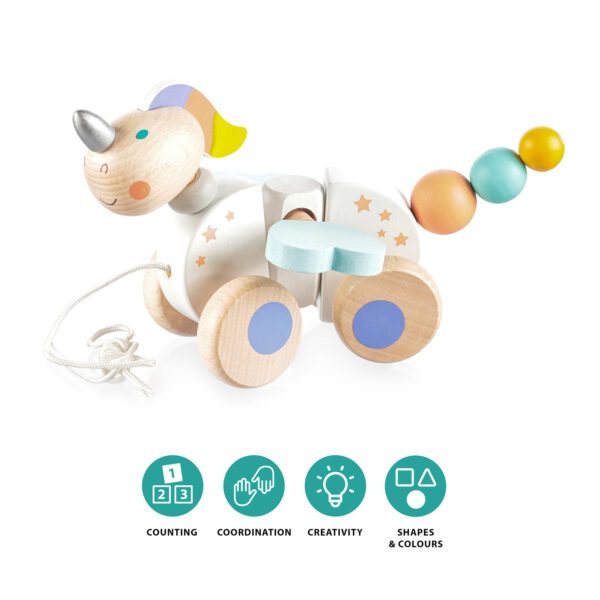 ZOPA - Jucarie multifunctionala Unicornul Plimbaret - imagine 5
