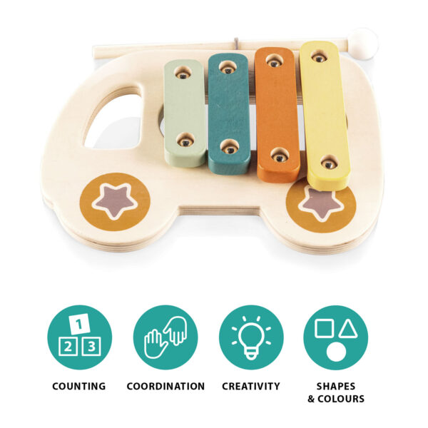 ZOPA - Jucarie Xilofon Masinuta - imagine 3