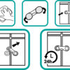 ZOPA - Set 2 blocatori sertare, cu prindere fixa in interior - imagine 4