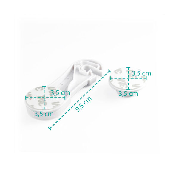 ZOPA - Set 2 blocatori sertare, cu prindere fixa in interior - imagine 5