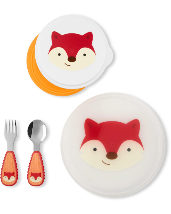 Skip Hop Set pentru pranz - Vulpe - imagine 3