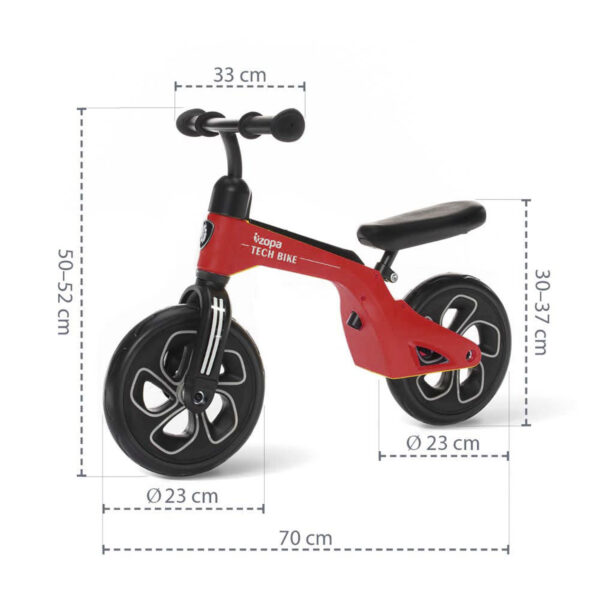 ZOPA - Bicicleta Tech Bike Black - imagine 4