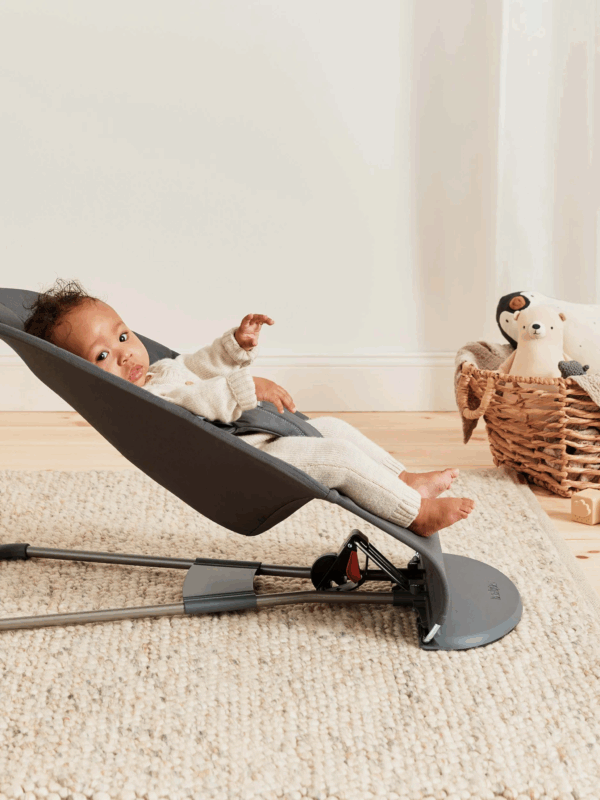 BabyBjorn - Balansoar Bliss Anthracite, Bumbac - imagine 3