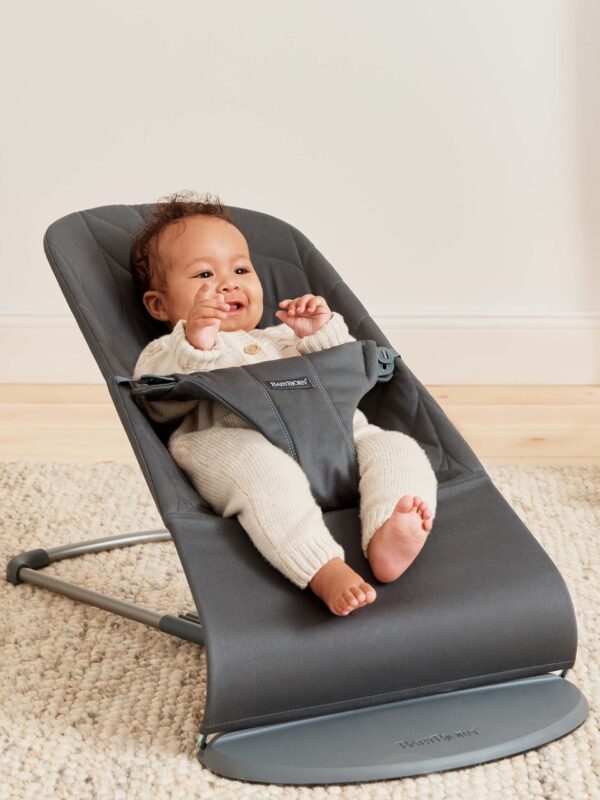 BabyBjorn - Balansoar Bliss Anthracite, Bumbac - imagine 4
