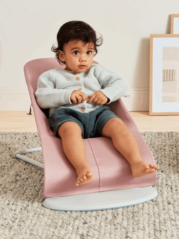 BabyBjorn - Balansoar Bliss Dusty Pink, Bumbac - imagine 4