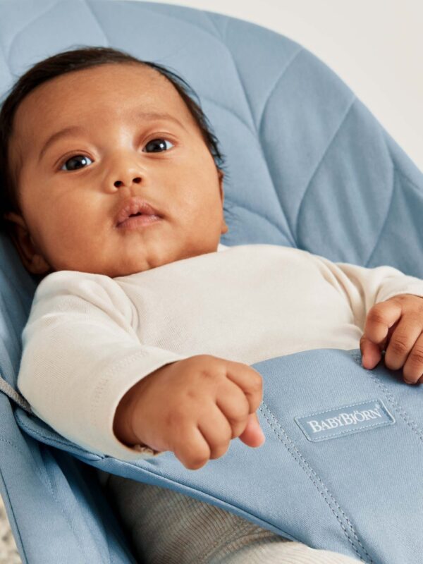 BabyBjorn - Balansoar Bliss Blue, Bumbac - imagine 5
