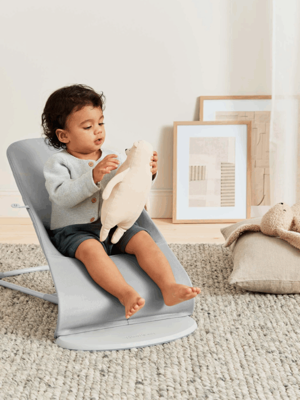BabyBjorn - Balansoar Bliss Light Grey, Bumbac - imagine 3
