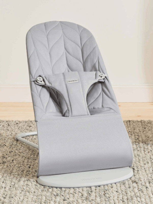 BabyBjorn - Balansoar Bliss Light Grey, Bumbac - imagine 5