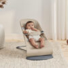 BabyBjorn - Balansoar Balance Soft Khaki cu detalii Beige, Bumbac - imagine 3