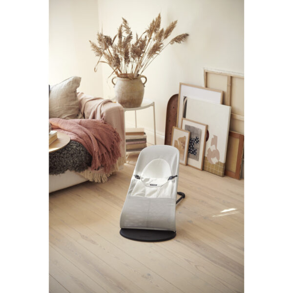 BabyBjorn - Balansoar Balance Silver White Mesh - imagine 3