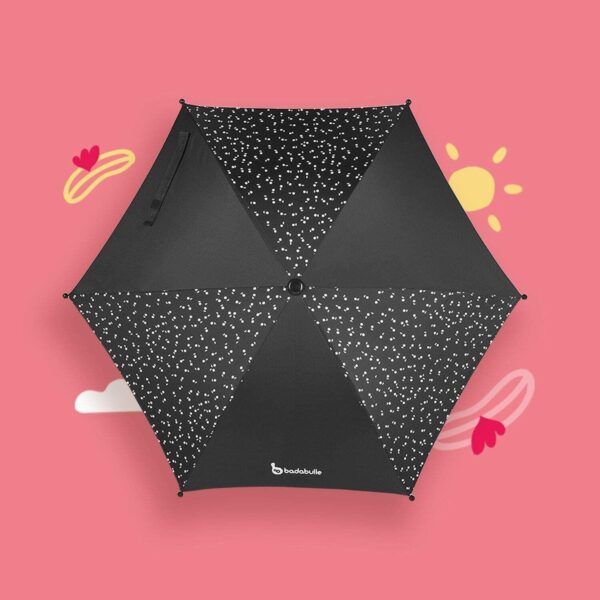 Babadulle - Umbrela universala anti-UV, neagra - imagine 4