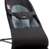 BabyBjorn - Balansoarul Balance Soft Black/Dark Gray, Bumbac
