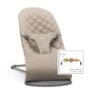 BabyBjorn - Balansoar Bliss Sand Grey, Bumbac cu bara de jucarii