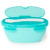 Skip Hop - Set de calatorie pentru hranire (bol + lingurita) - Soft turcoaz