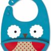 Skip Hop Bavetica de silicon Fold & Go Zoo - Bufnita