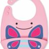 Skip Hop Bavetica de silicon Fold & Go Zoo - Fluture