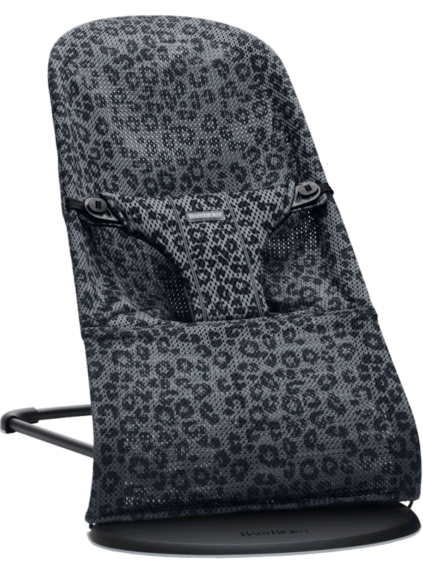 BabyBjorn - Balansoar Bliss Antracite/Leopard Mesh - Editie Limitata