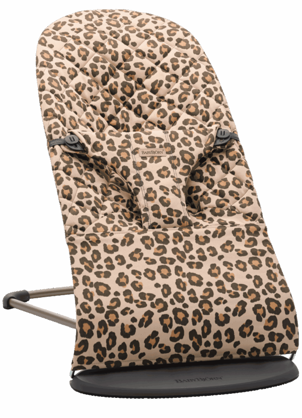 BabyBjorn - Balansoar Bliss Beige/Leopard, Bumbac - Editie Limitata