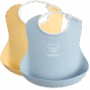 BabyBjorn - Set 2 bavete, Powder Yellow/ Powder Blue