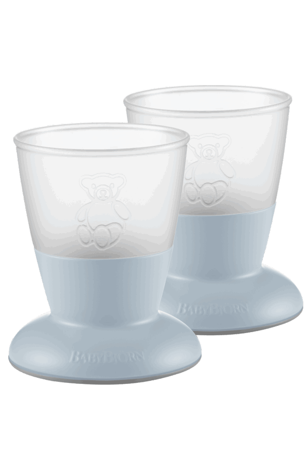 BabyBjorn - Set Pahare pentru bebe (2 buc), Powder Blue