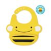 Skip Hop Bavetica de silicon Fold & Go Zoo - Albinuta