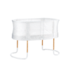 BabyBjorn - Patut reglabil pe inaltime din mesh, Alb