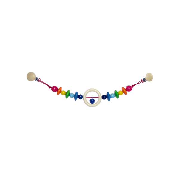 Hess – Jucarie din lemn pentru carucior, 47 cm, multicolor
