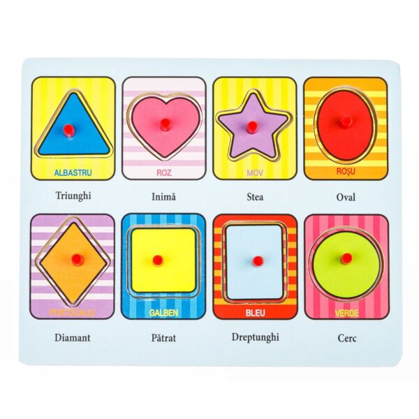 puzzle forme culori