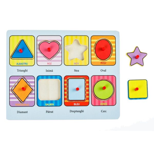 puzzle forme culori