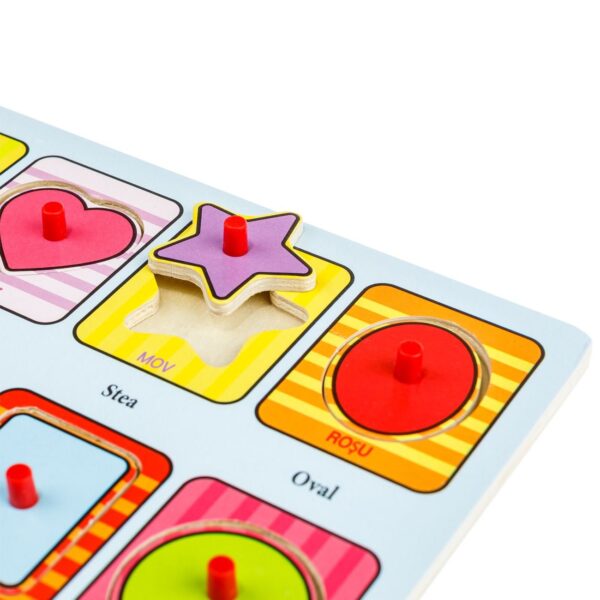 puzzle forme culori