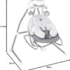 Leagan electric pentru bebelusi, CAM 0-9kg, Gri, Gironanna - imagine 2