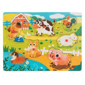 puzzle animale ferma