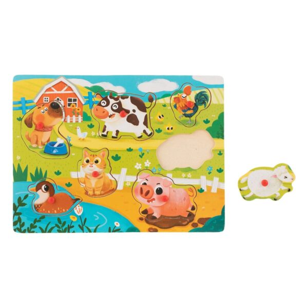 puzzle animale ferma