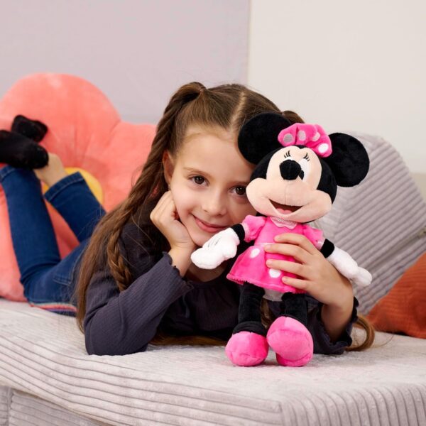 Jucarie de plus Minnie Mouse 25cm, Disney - imagine 7