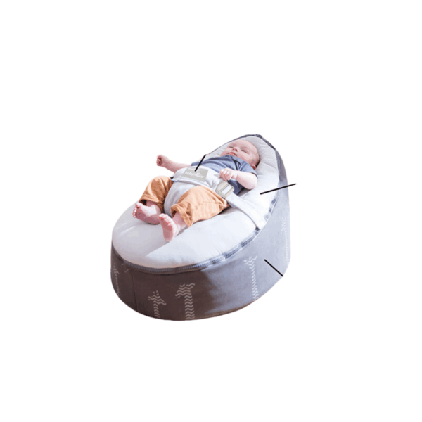 Hamac Doomoo Babymoov Giraffe pentru bebelusi - imagine 4