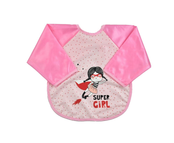 Baveta Roz Super Girl