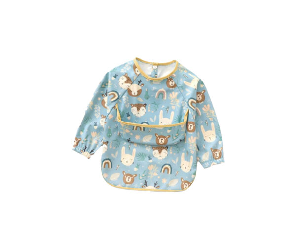 Baveta impermeabila bebe baietel - Blue