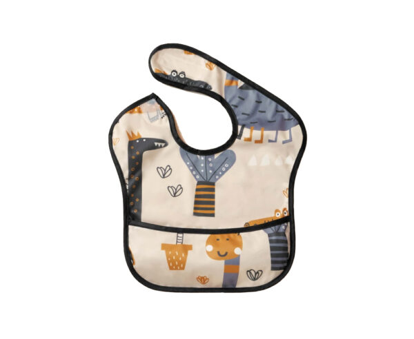 Baveta impermeabila bebe baietel - Gray - imagine 2